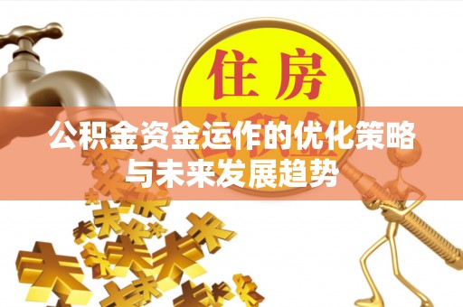 沾益公积金资金运作的优化策略与未来发展趋势