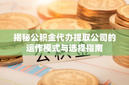 沾益揭秘公积金代办提取公司的运作模式与选择指南
