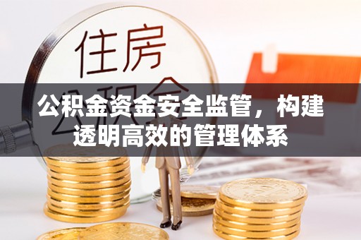 沾益公积金资金安全监管，构建透明高效的管理体系