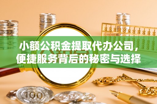 沾益小额公积金提取代办公司，便捷服务背后的秘密与选择指南