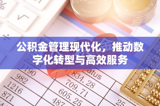 沾益公积金管理现代化，推动数字化转型与高效服务